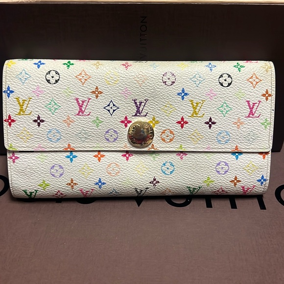 Louis Vuitton Handbags - Authentic !!white Sarah MulticolorTAKASHI  Murakami Louis Vuitton!!!
